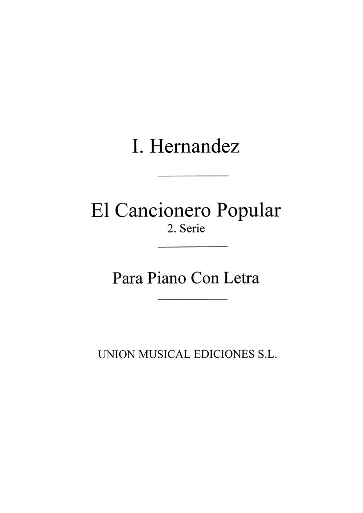 Hernandez: El Cancionero Popular 2